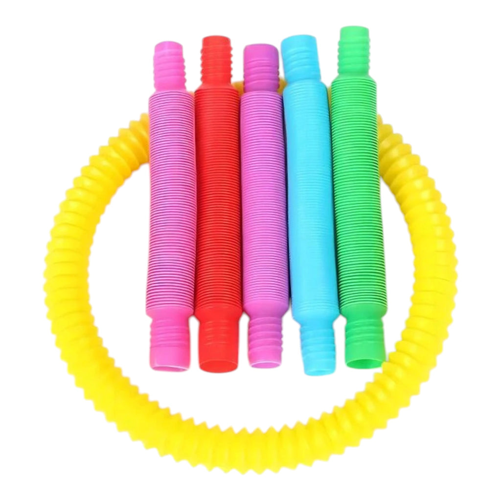 Colorful Pop Tubes Sensory Fidget Toys