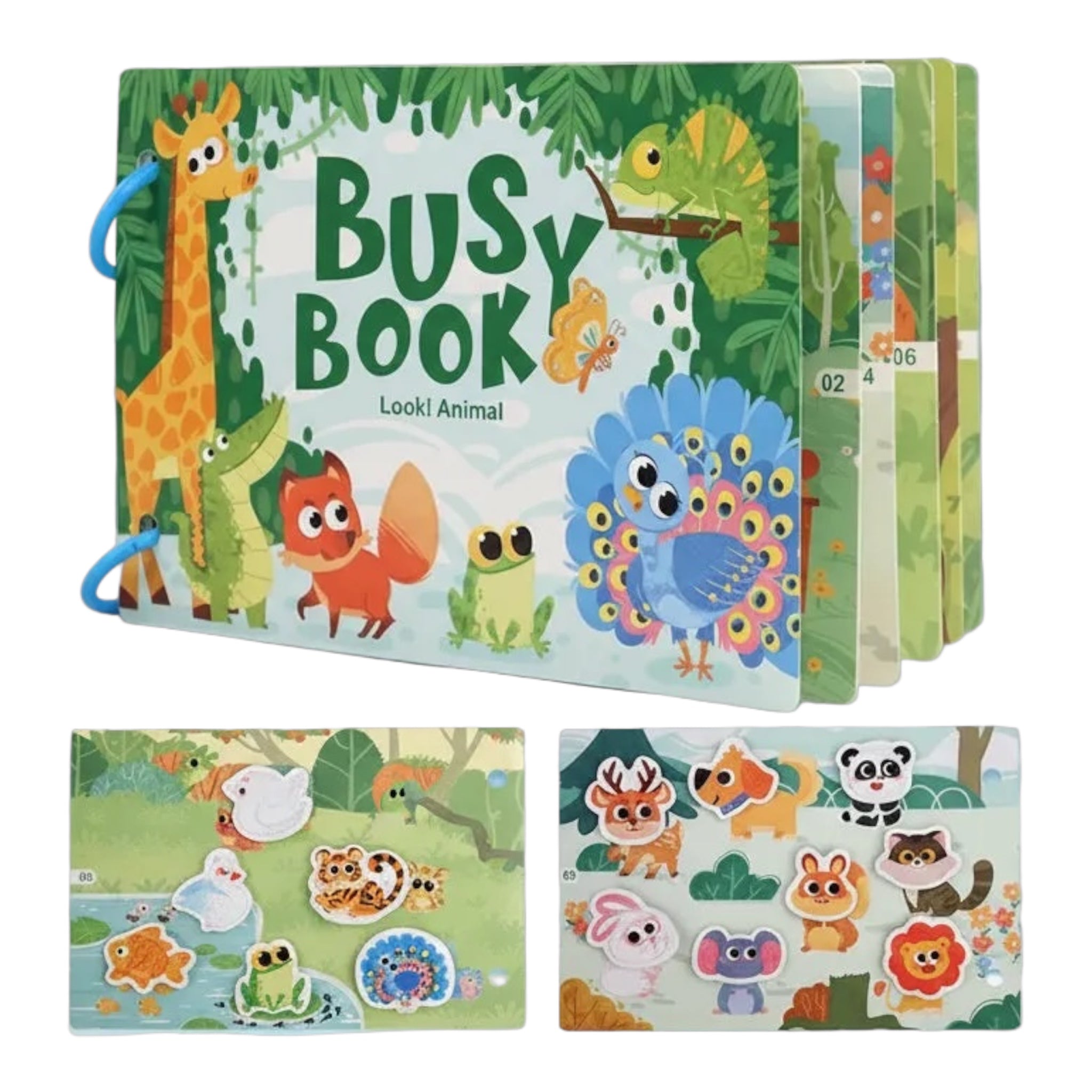 Montessori Busy Sticker & Matching Quiet Book
