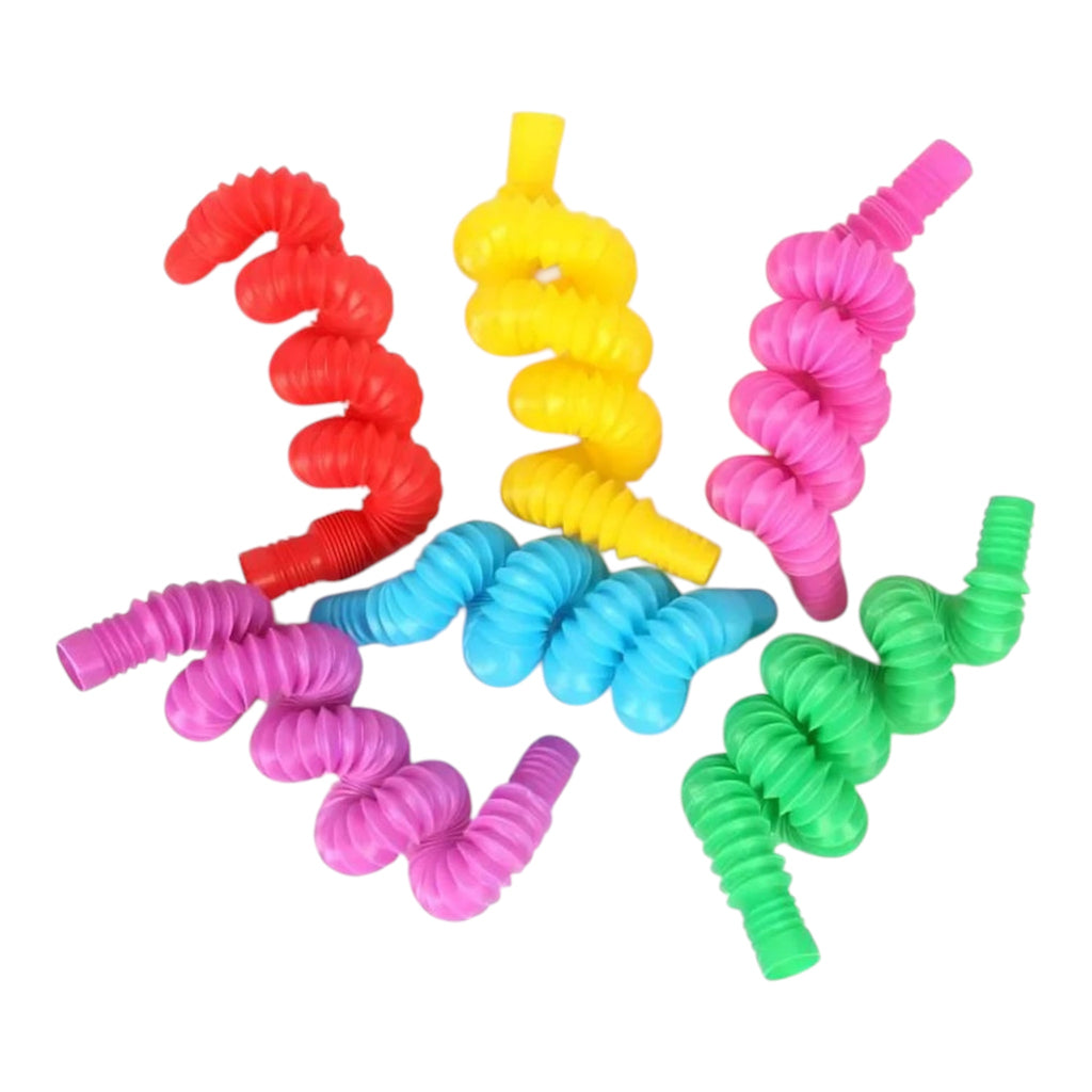Colorful Pop Tubes Sensory Fidget Toys
