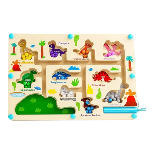 Magnetic Number & Maze Activity Board