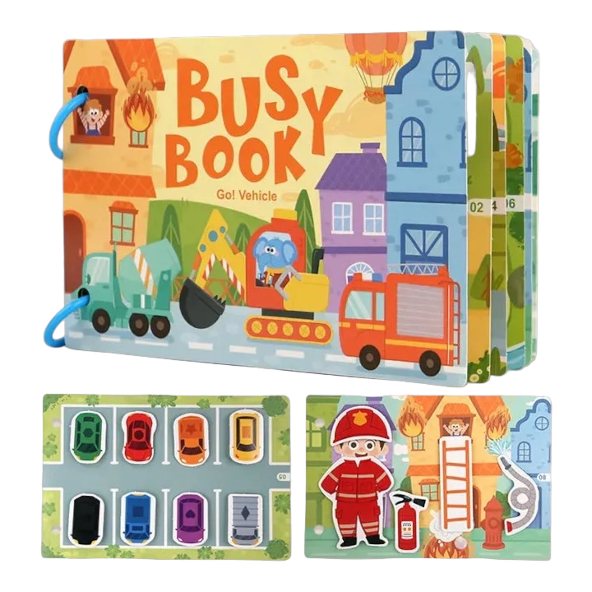 Montessori Busy Sticker & Matching Quiet Book