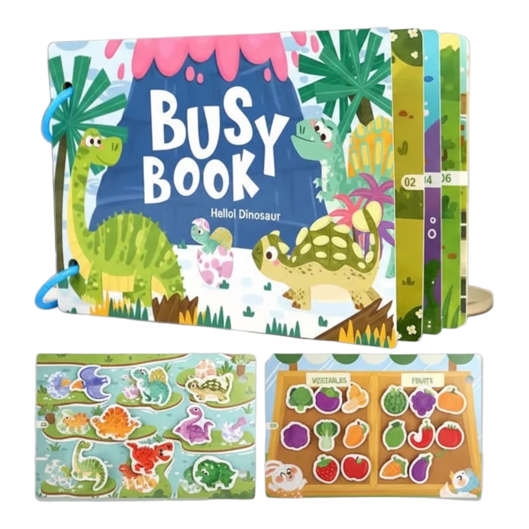 Montessori Busy Sticker & Matching Quiet Book