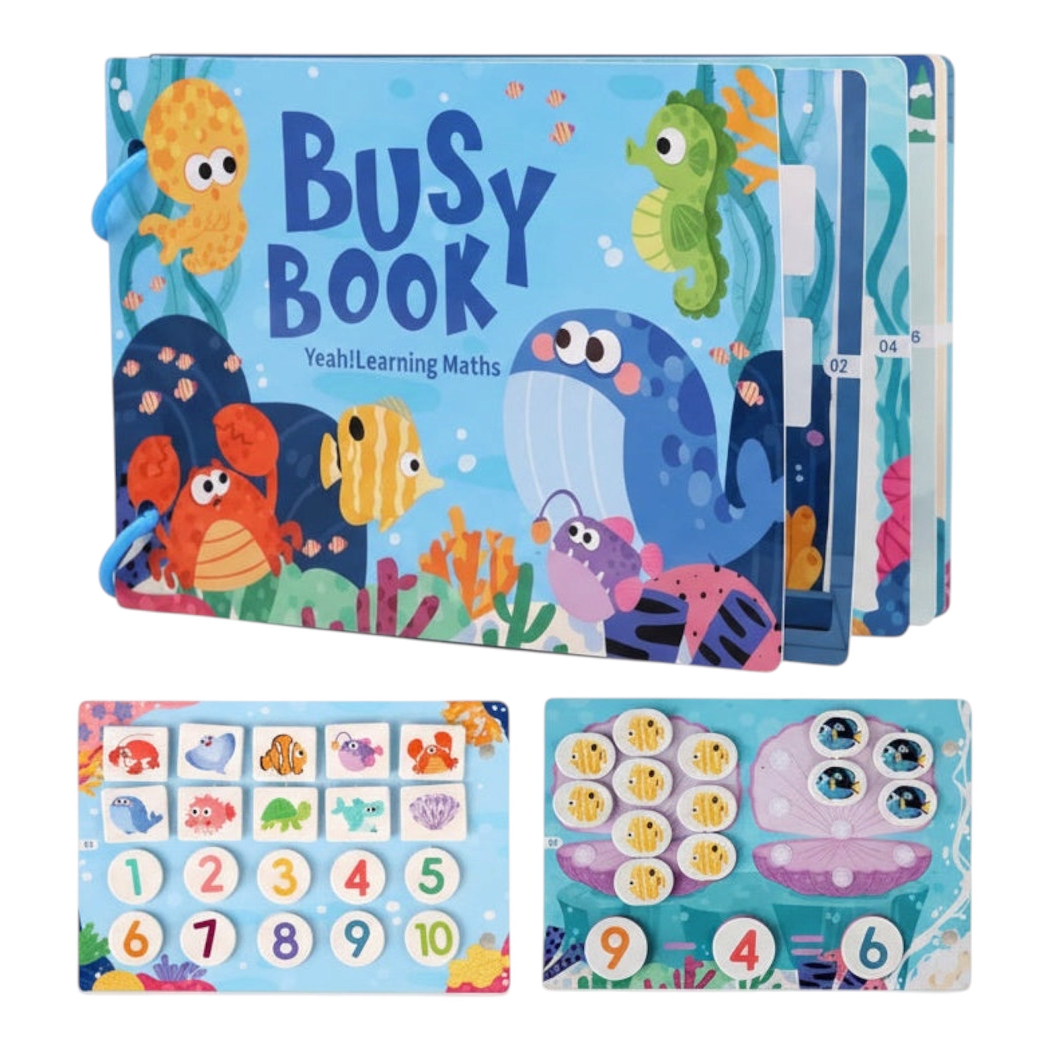 Montessori Busy Sticker & Matching Quiet Book