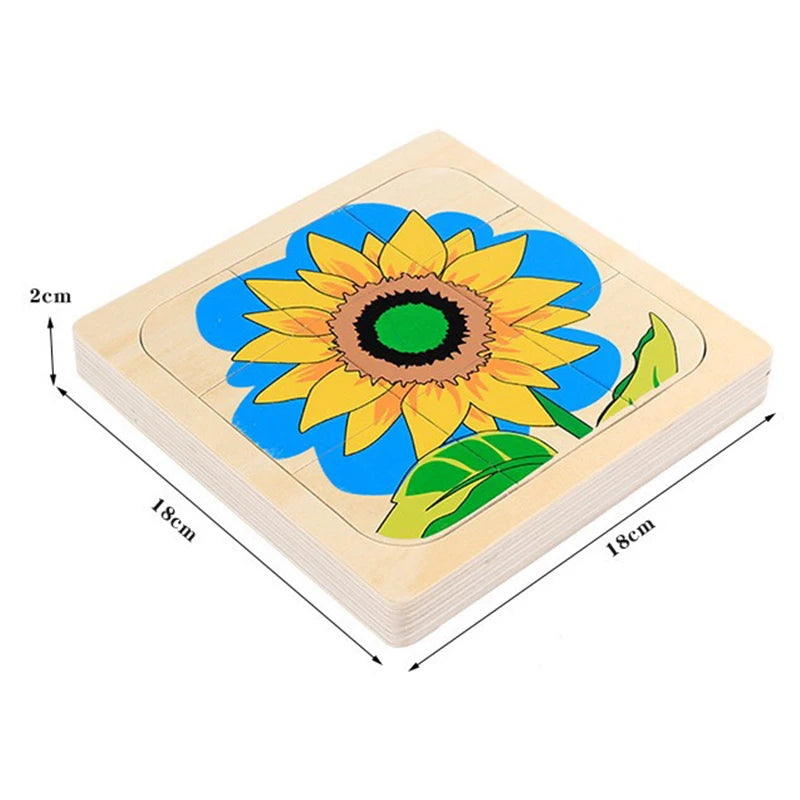 Wonder Grow Animal & Plant Life Cycle 3D Puzzle Set