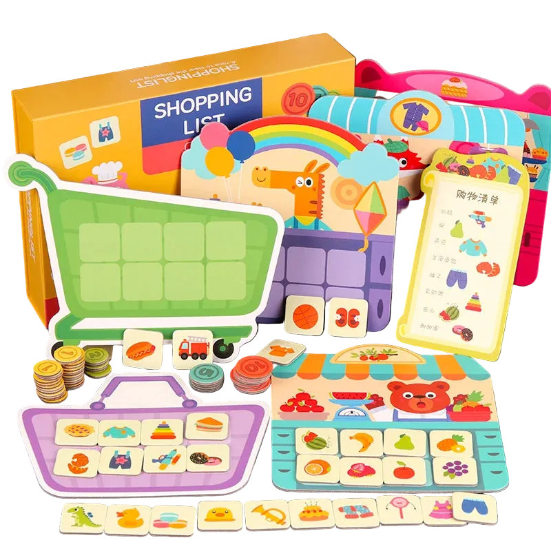 Wonder Shop Shopping List Jigsaw Parent-Child Thinking Game
