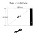 LED Light Up Tracing Drawing Pad