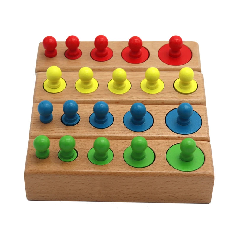 Little Rounds Montessori Cylinder Socket Sensory Puzzle Toy