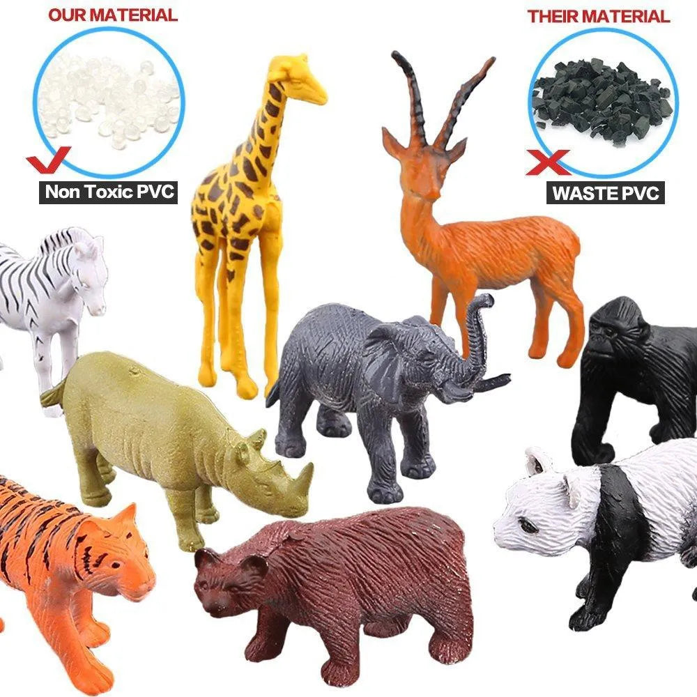 Mini Jungle Animal Figure Set
