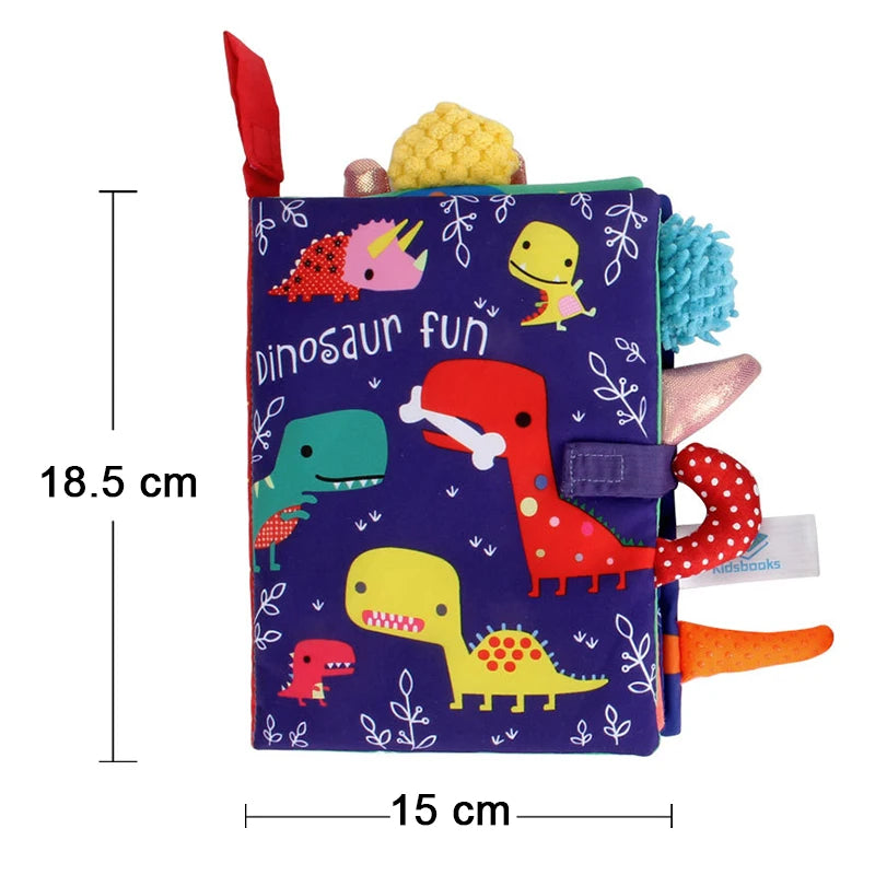 Little Animals Cartoon Tail Cloth Enlightenment Book Toy