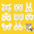 Cartoon Animal DIY Painting Mask Set