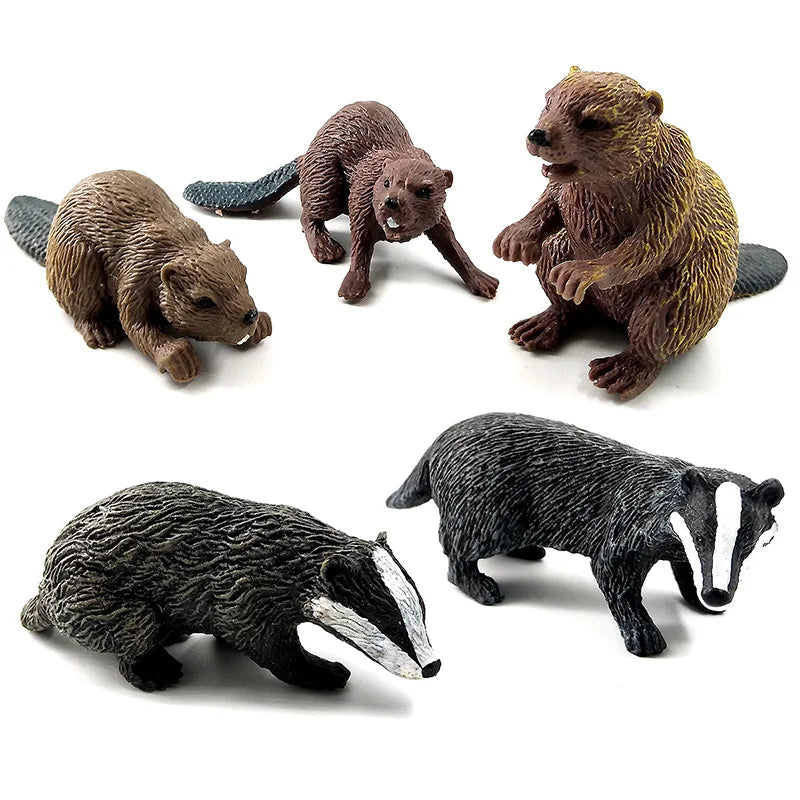 Into the Woods Woodland Animal Miniature Figure Set