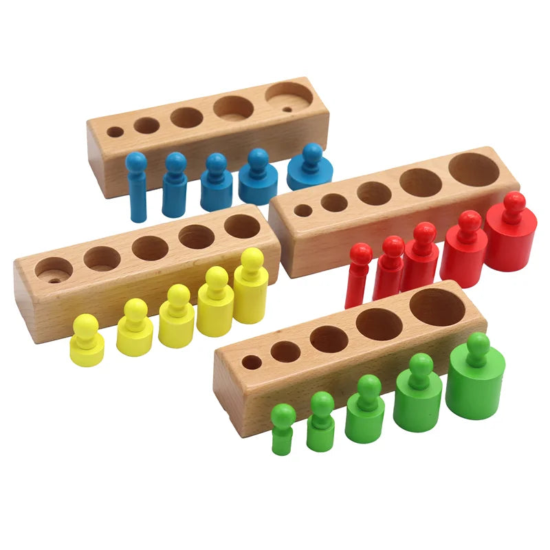 Little Rounds Montessori Cylinder Socket Sensory Puzzle Toy