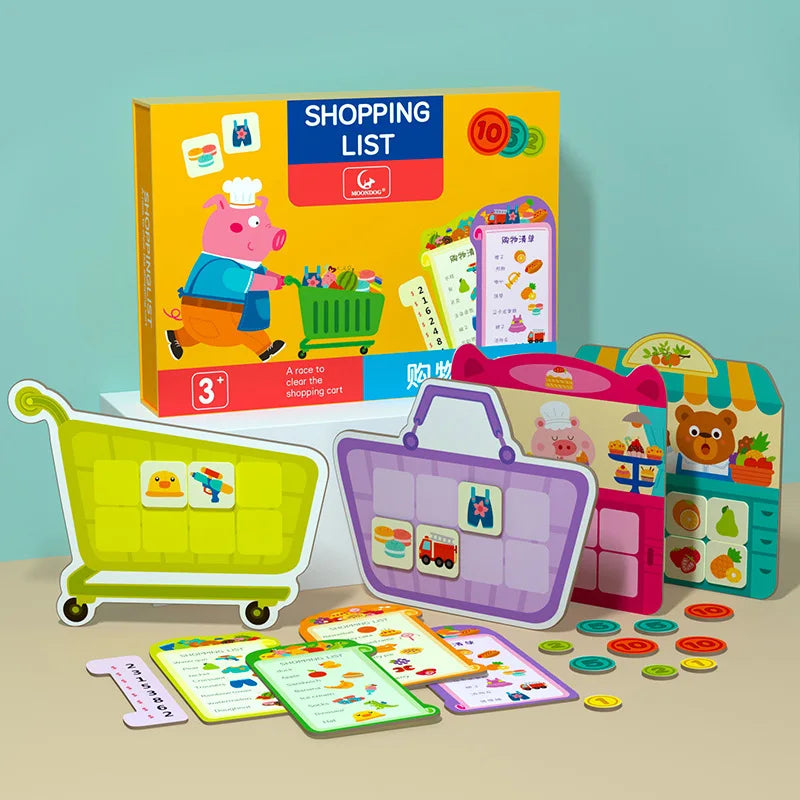 Wonder Shop Shopping List Jigsaw Parent-Child Thinking Game