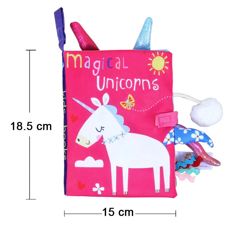 Little Animals Cartoon Tail Cloth Enlightenment Book Toy