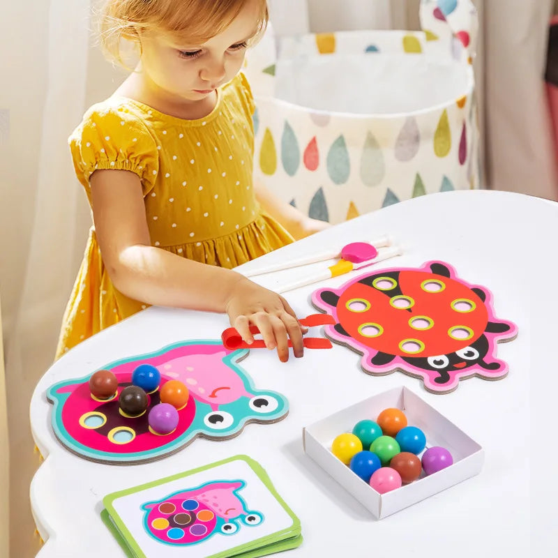 Color Classification Bead Match Logic Game