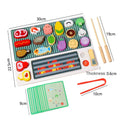 Sizzle & Serve Wooden Simulation BBQ Pretend Play Set