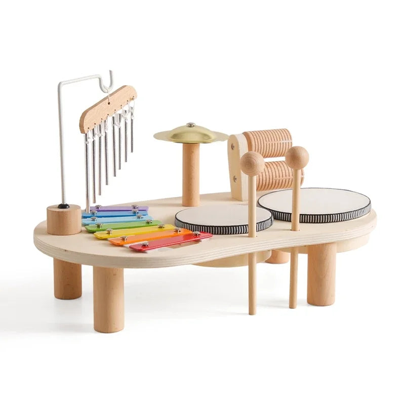 Tap & Chime Montessori Wooden Xylophone Music Table