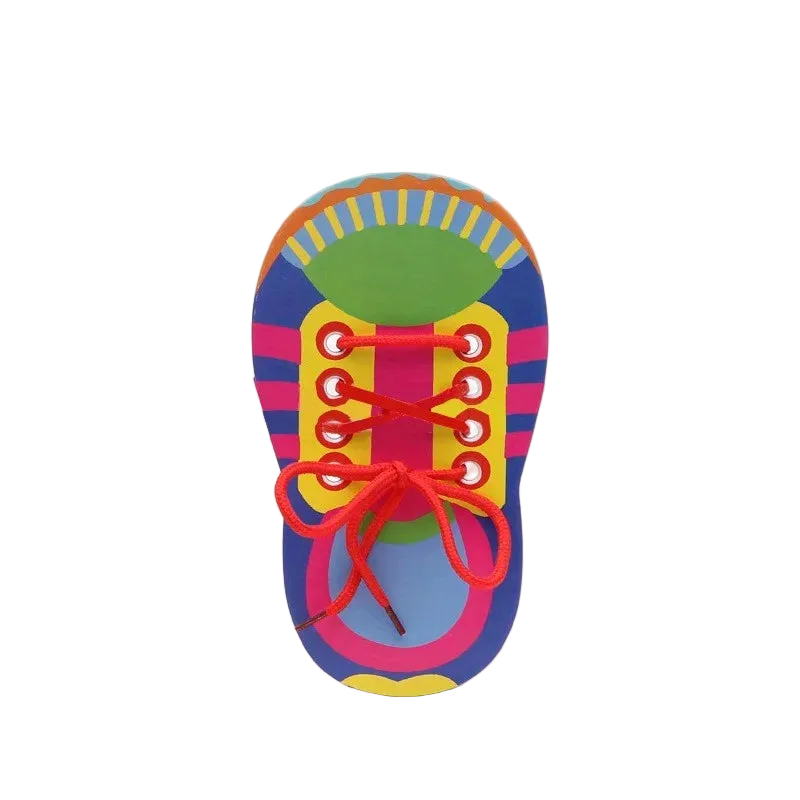 Tie It Up Fine Motor Shoelace Learning Toy