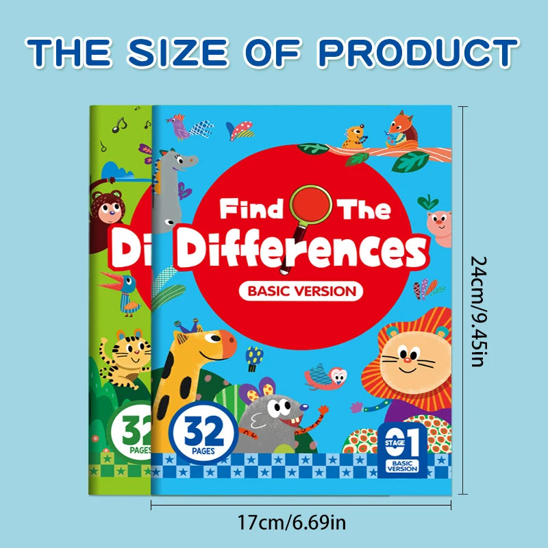 Little Detective Hidden Difference Attention Training Activity Book