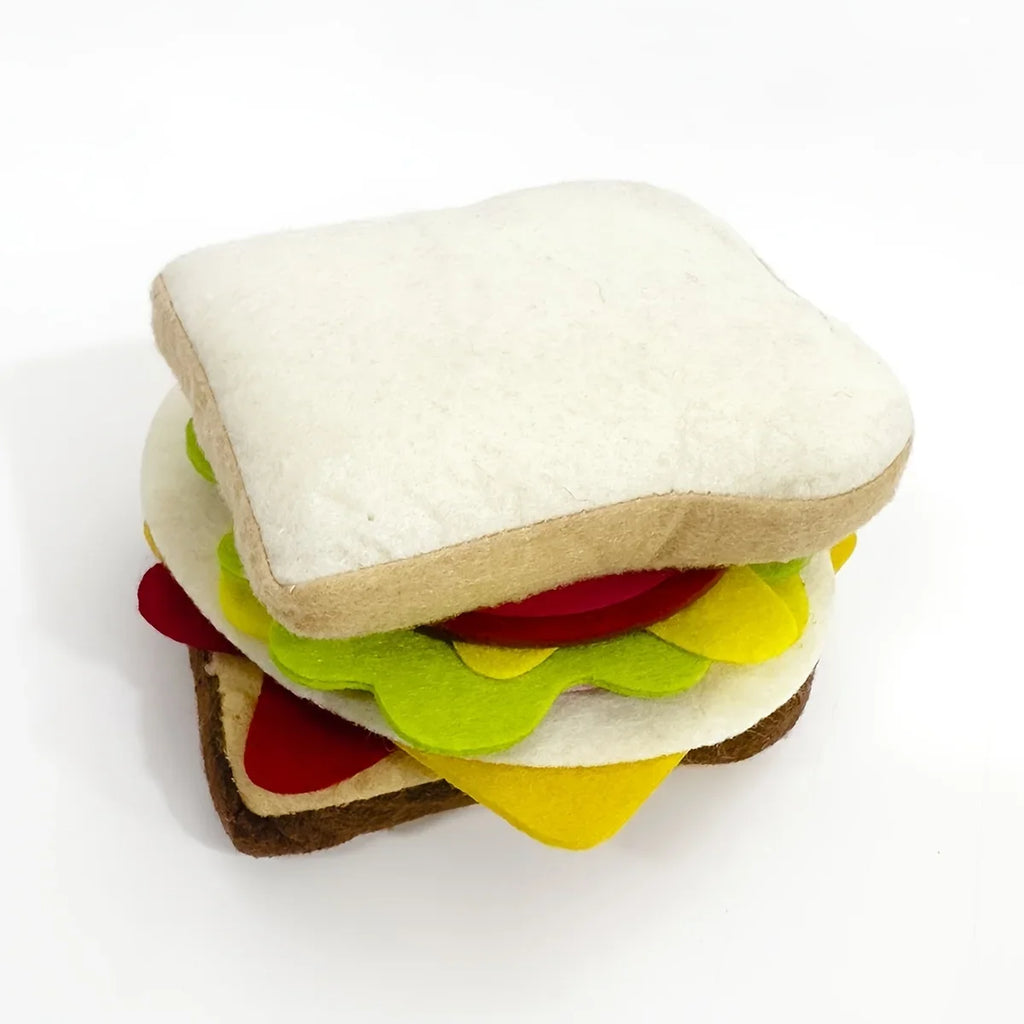 Wonder Bites 28pc Felt Food Burger & Sandwich Play Set