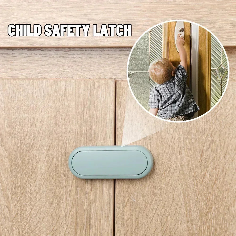 Little Guard 5pc Baby Anti Pinch Cabinet Door Safety Lock Set