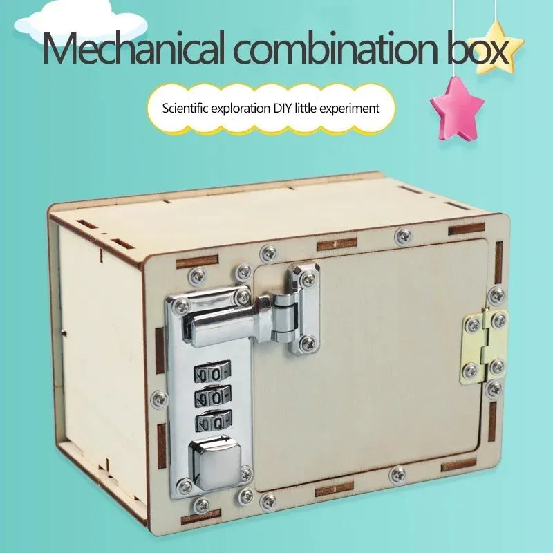 Wonder Build Wooden Password Lockbox Kit
