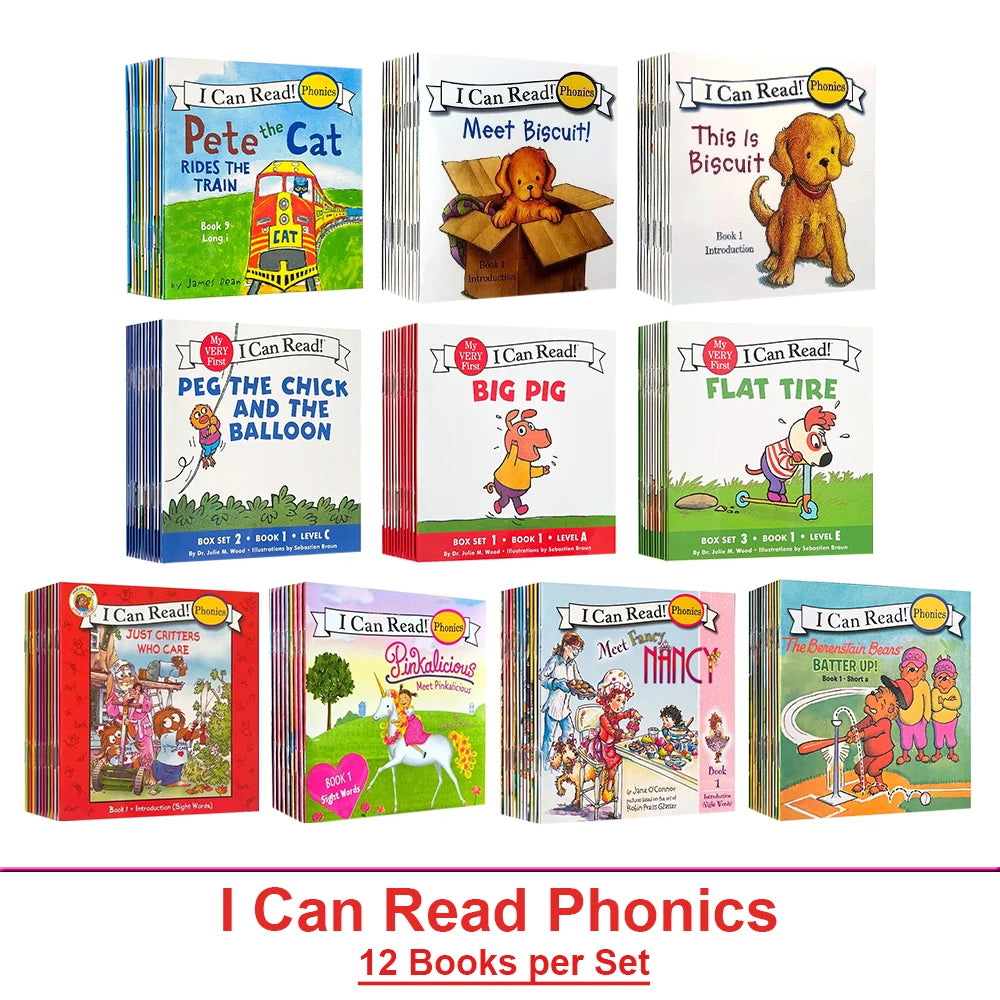 I Can Read Phonics 12 Books/Set