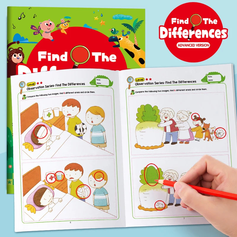 Little Detective Hidden Difference Attention Training Activity Book