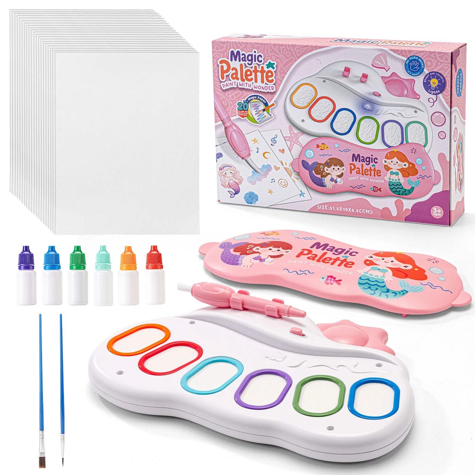 Paint & Play Mess Free Magic Paint Palette Safe Graffiti Set