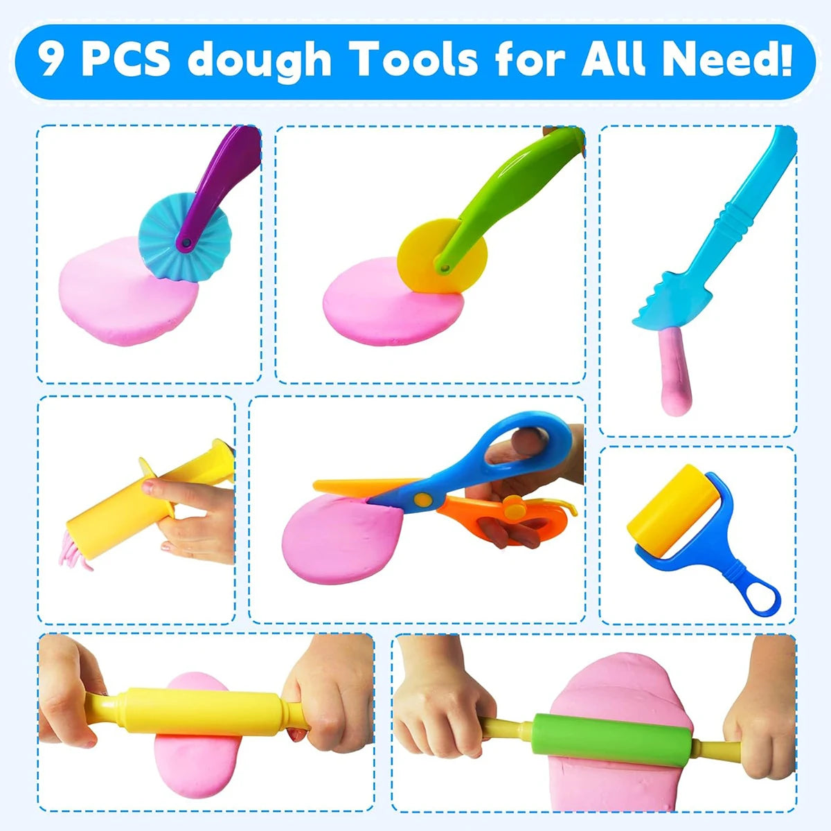 Little Sculptors Basic Clay Dough Modeling Tool Kit Set
