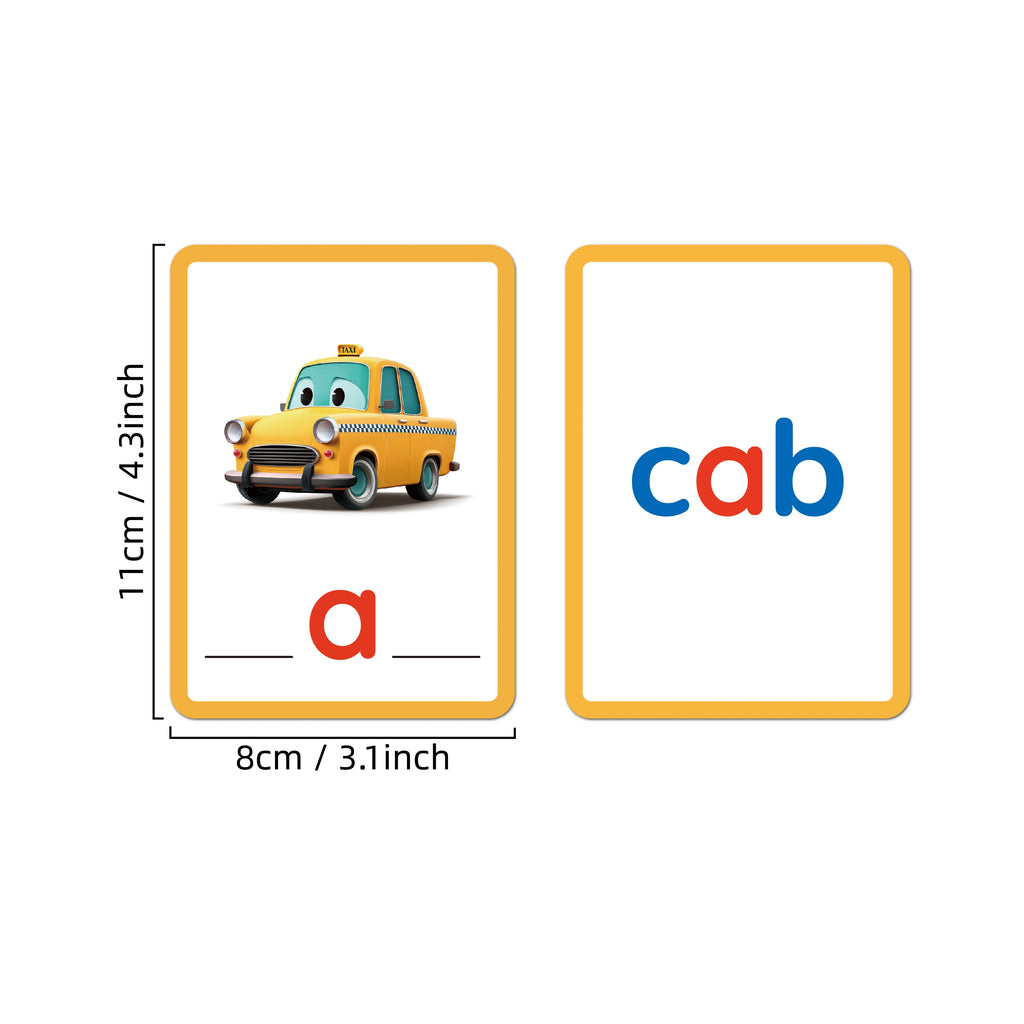 Write & Wipe CVC Sight Word Writable Wipeable Flash Card Set
