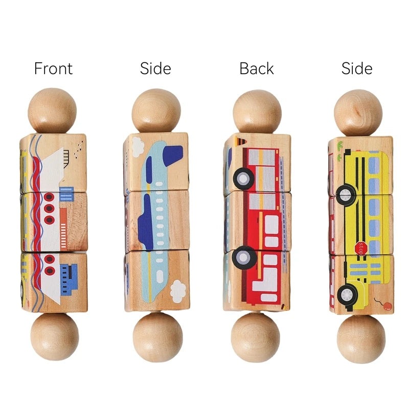 Wooden Rotating Jigsaw Puzzle