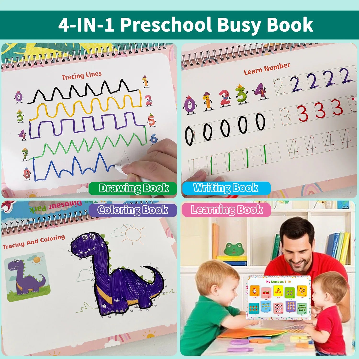 Sticker Busy Book Activity Set