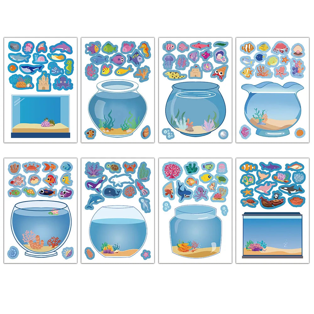 Wonder Tank DIY Fish Tank Puzzle Sticker Set