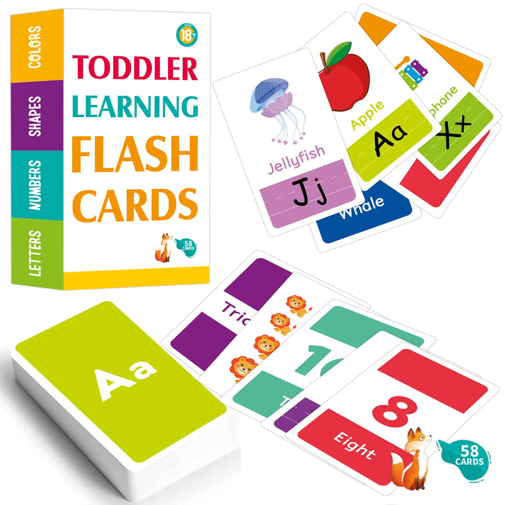 Learn & Play 58pc Montessori ABC Alphabet Flashcard Puzzle Set