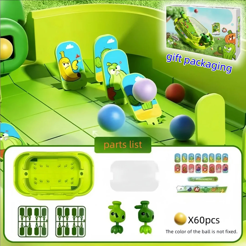 Wonder Battle Plants vs Zombies 2 Player Tabletop Shooting Game