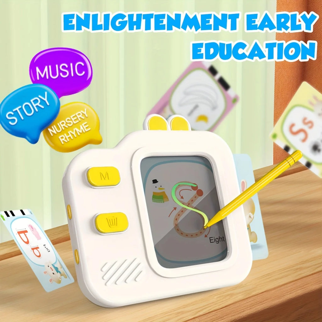 Flash Card Reader with LCD Drawing Pad and Sound