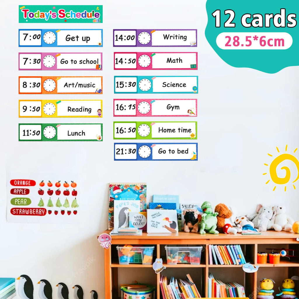 Daily Routine Visual Schedule Classroom Card Set