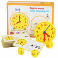 Wonder Time Montessori Clock Hour Minute Second Puzzle Teaching Aid