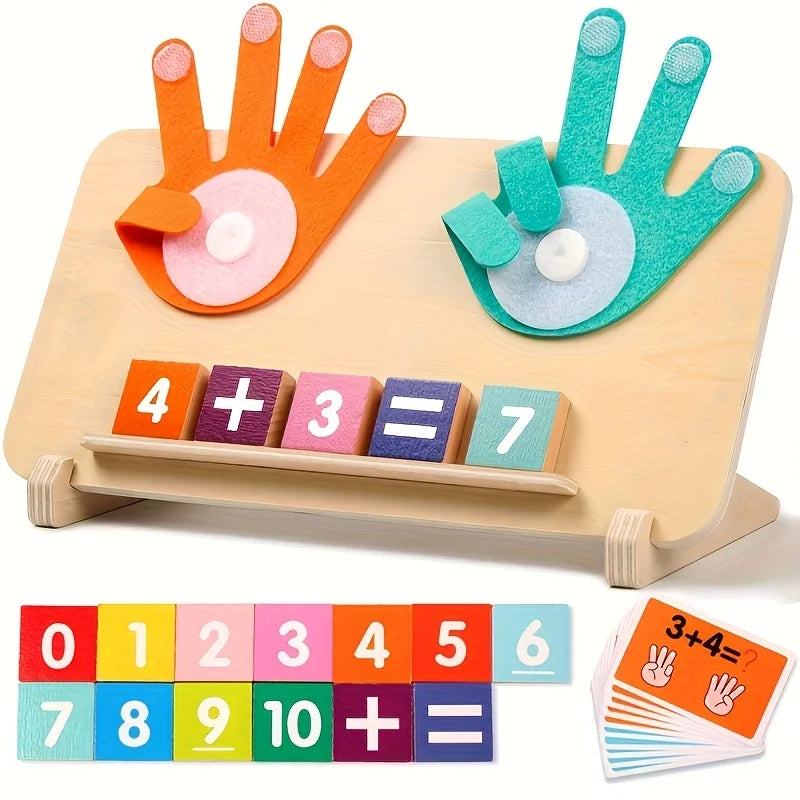 Wooden Number & Math Learning Board