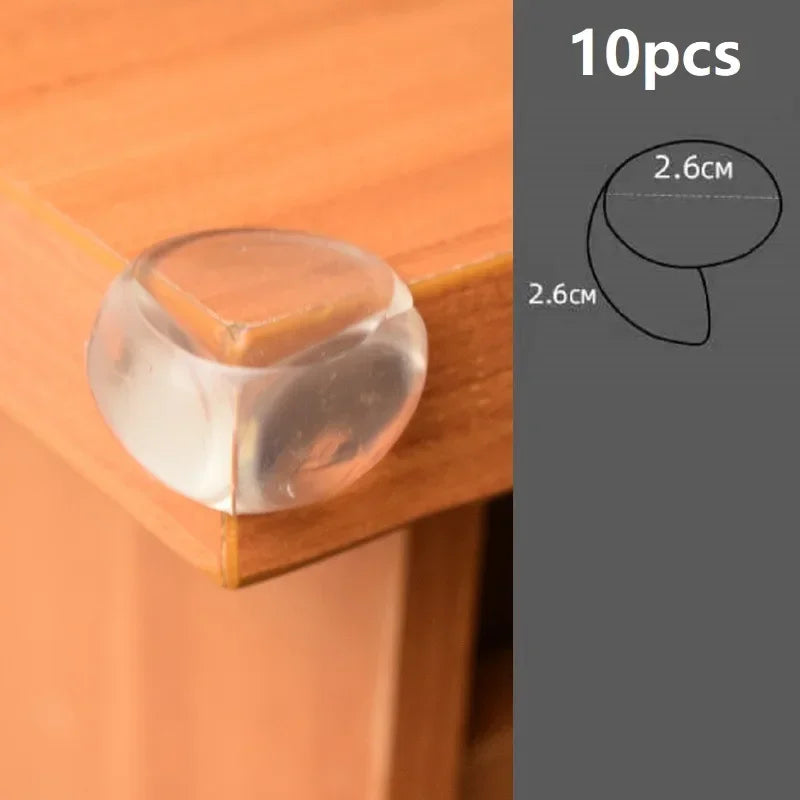 Safe Edges Transparent Silicone Corner Protection Guard Pack