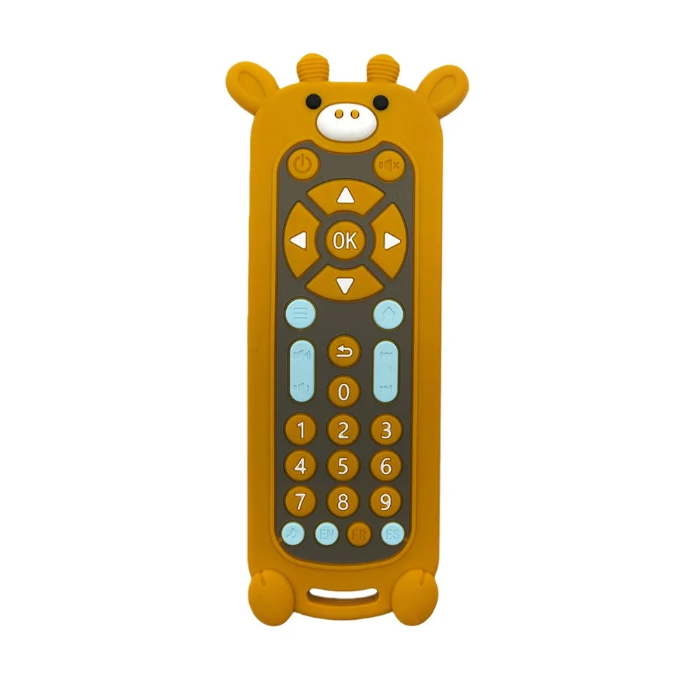 Chew & Soothe Realistic Cartoon Remote Control Teether
