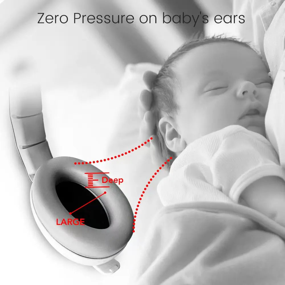 Baby Anti Noise Ear Protection Stretchable Earmuffs