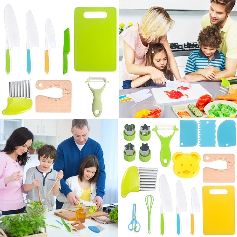 Wonder Chef Kids Plastic Cooking Kitchen Tool Set
