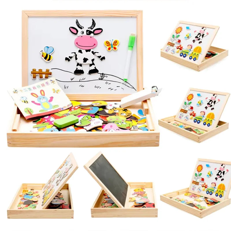 Magnetic Write & Play Animal Board