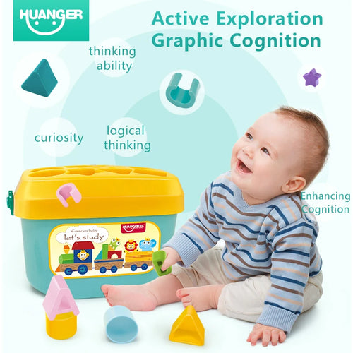 Color Cognitive Matching Intelligence Puzzle Toy Box