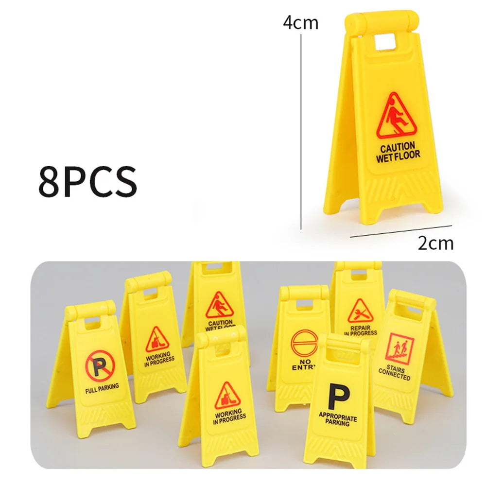 Construction Street Sign Sensory Bin Play Set