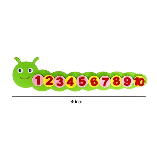 Caterpillar Felt Number Ordering Cognition Montessori Math Puzzle Set