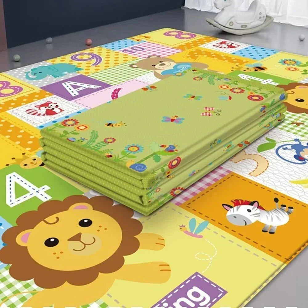 Wonder Crawl Foldable Baby Play Mat, Non-Toxic Activity Rug