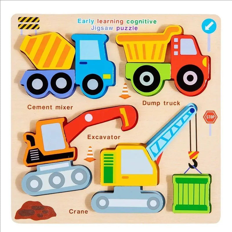 Early Learning Wooden Matching Puzzle Set